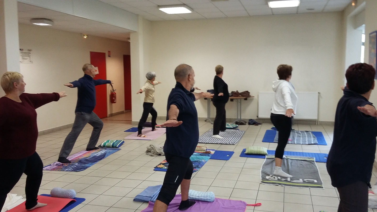 Cours de Yoga avec Aline Jardin Sainte-Savine