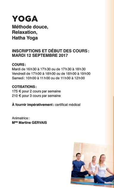Yoga à l'ASPTT Carcassonne